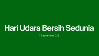 Banner kegiatan Hari Udara Bersih Sedunia